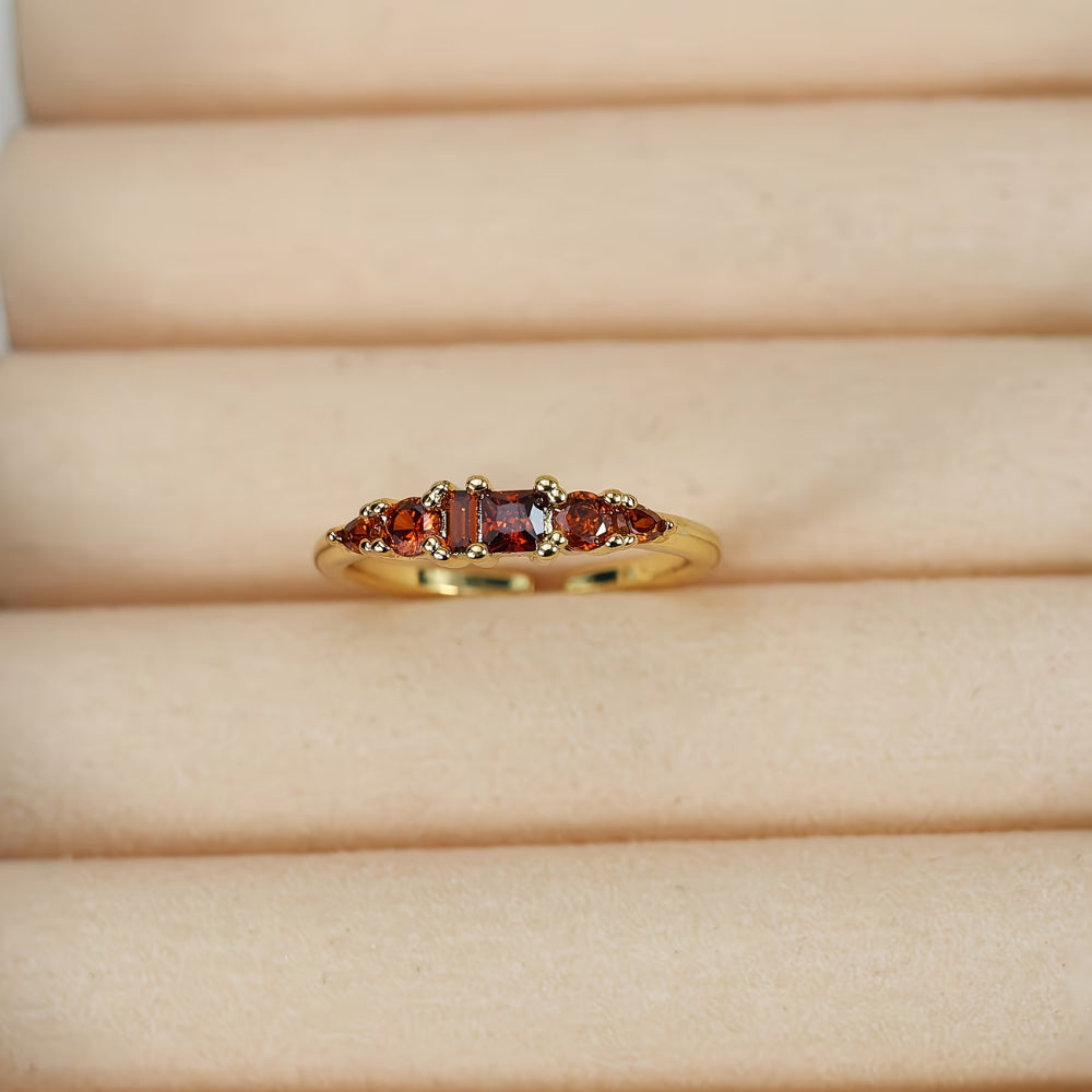 Moederdag Cadeau Ring Dames Verstelbaar Minimalistische Stapelring