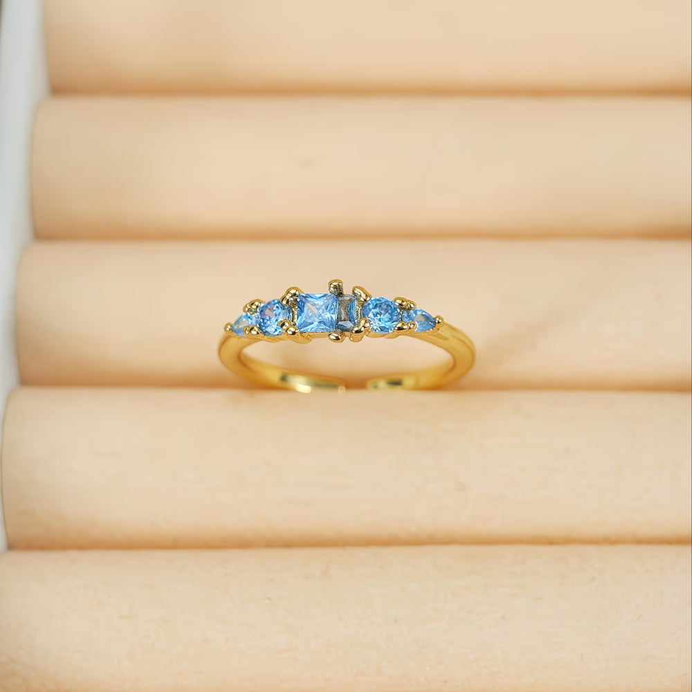 Anello Regalo Festa della Mamma Donna Regolabile Anello Minimalista Impilabile
