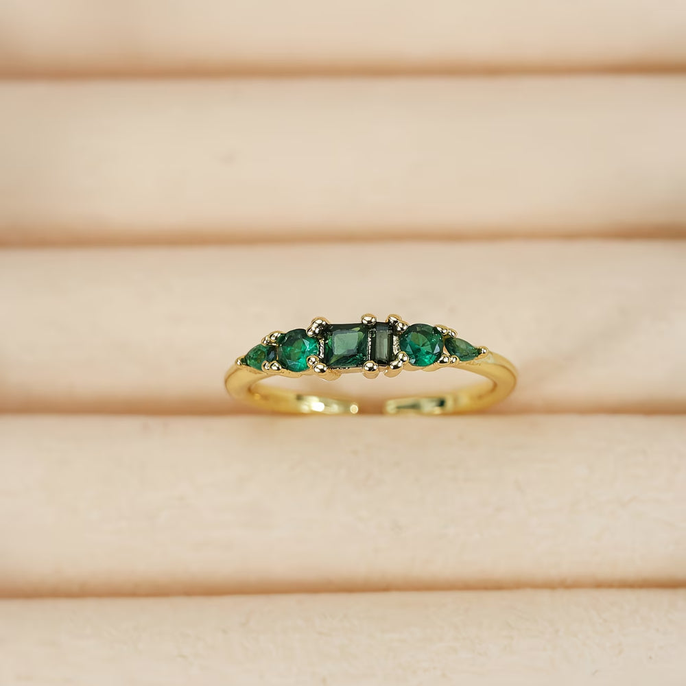 Anello Regalo Festa della Mamma Donna Regolabile Anello Minimalista Impilabile
