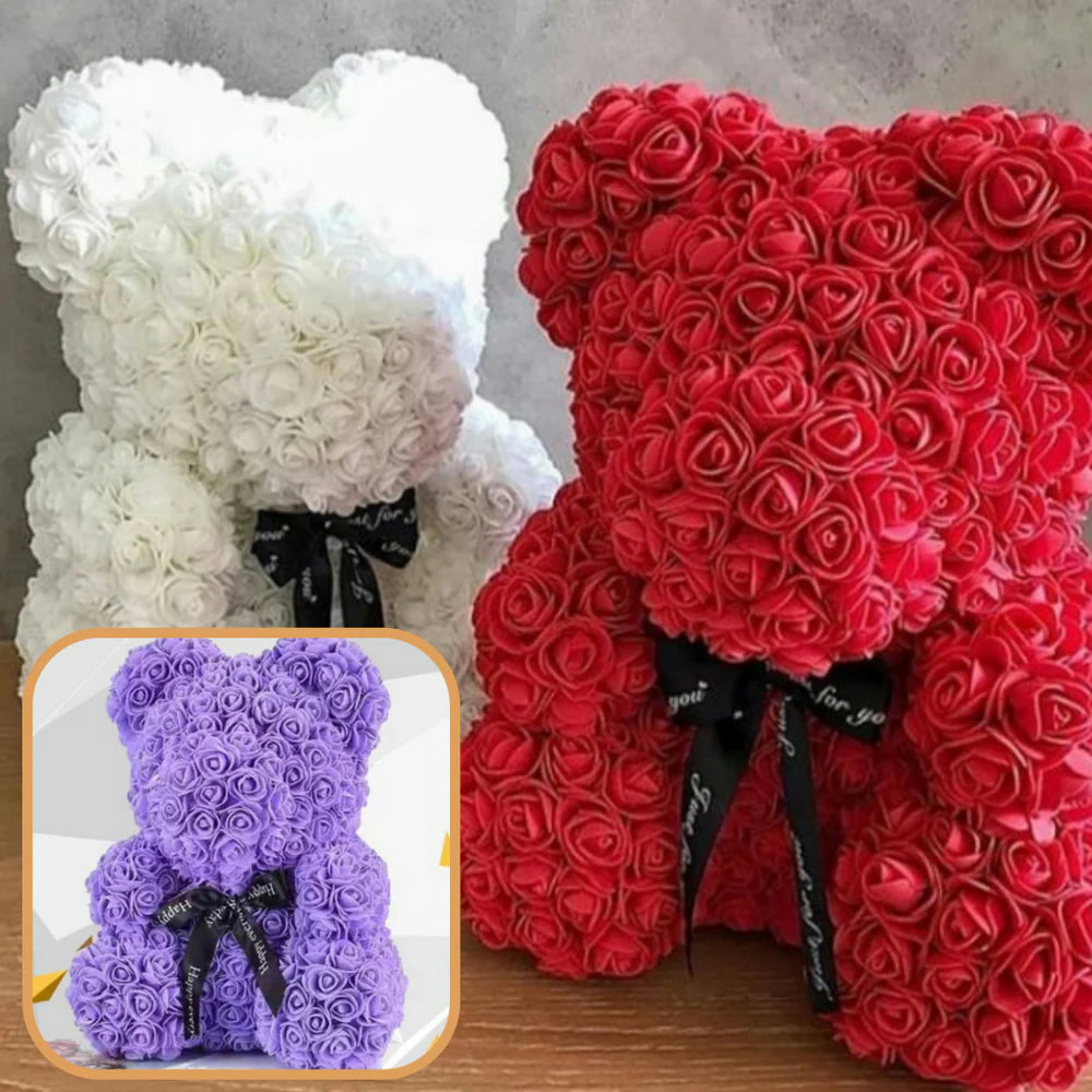 Moederdag Cadeau Rozen Beer Decoratie Geschenk Liefde - Image 10