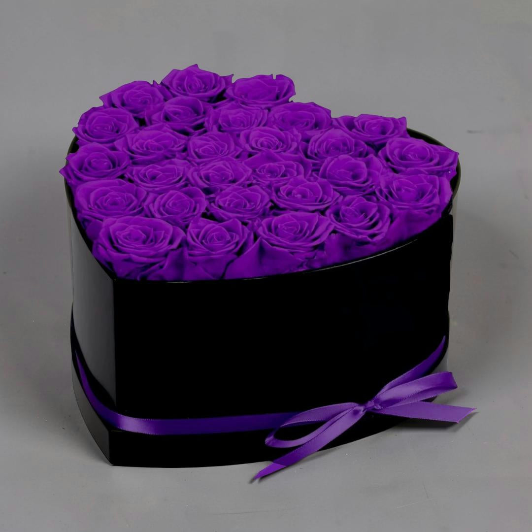 Mother's Day Gift Rose Box Heart Flower Present Table Decoration