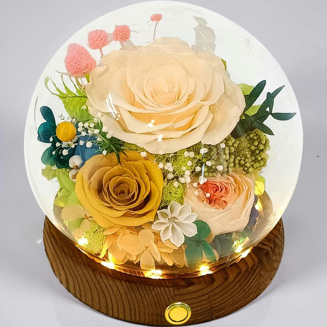 Moederdag Cadeau Rozen Stolp Lamp Decoratie Geschenkset - Image 3