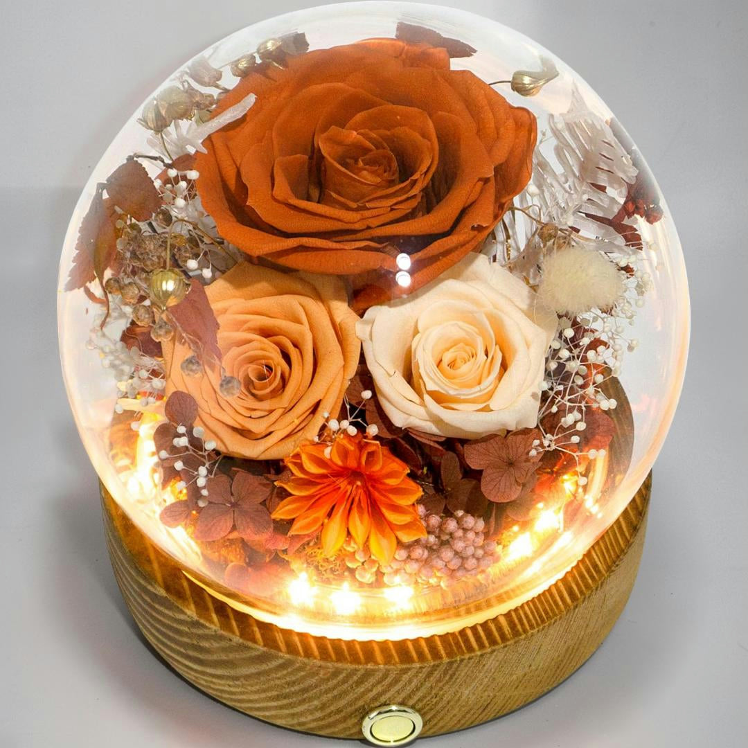 Moederdag Cadeau Rozen Stolp Lamp Decoratie Geschenkset - Image 9