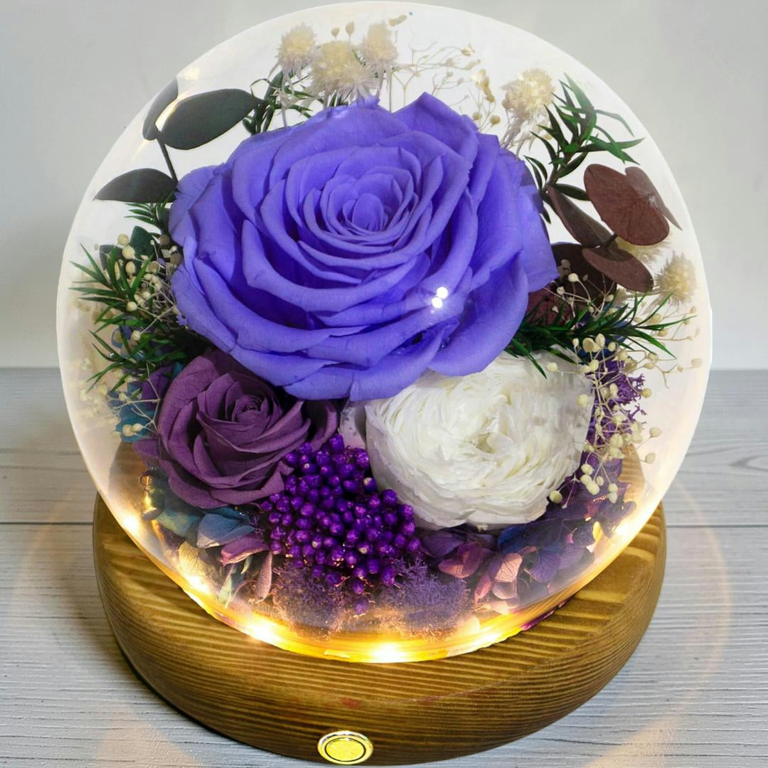 Moederdag Cadeau Rozen Stolp Lamp Decoratie Geschenkset