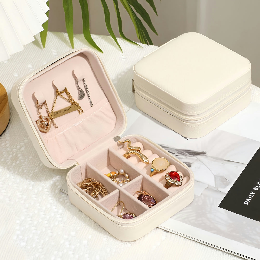 Moederdag Cadeau Sieraden Doos Organizer Reis Opbergdoos Rits