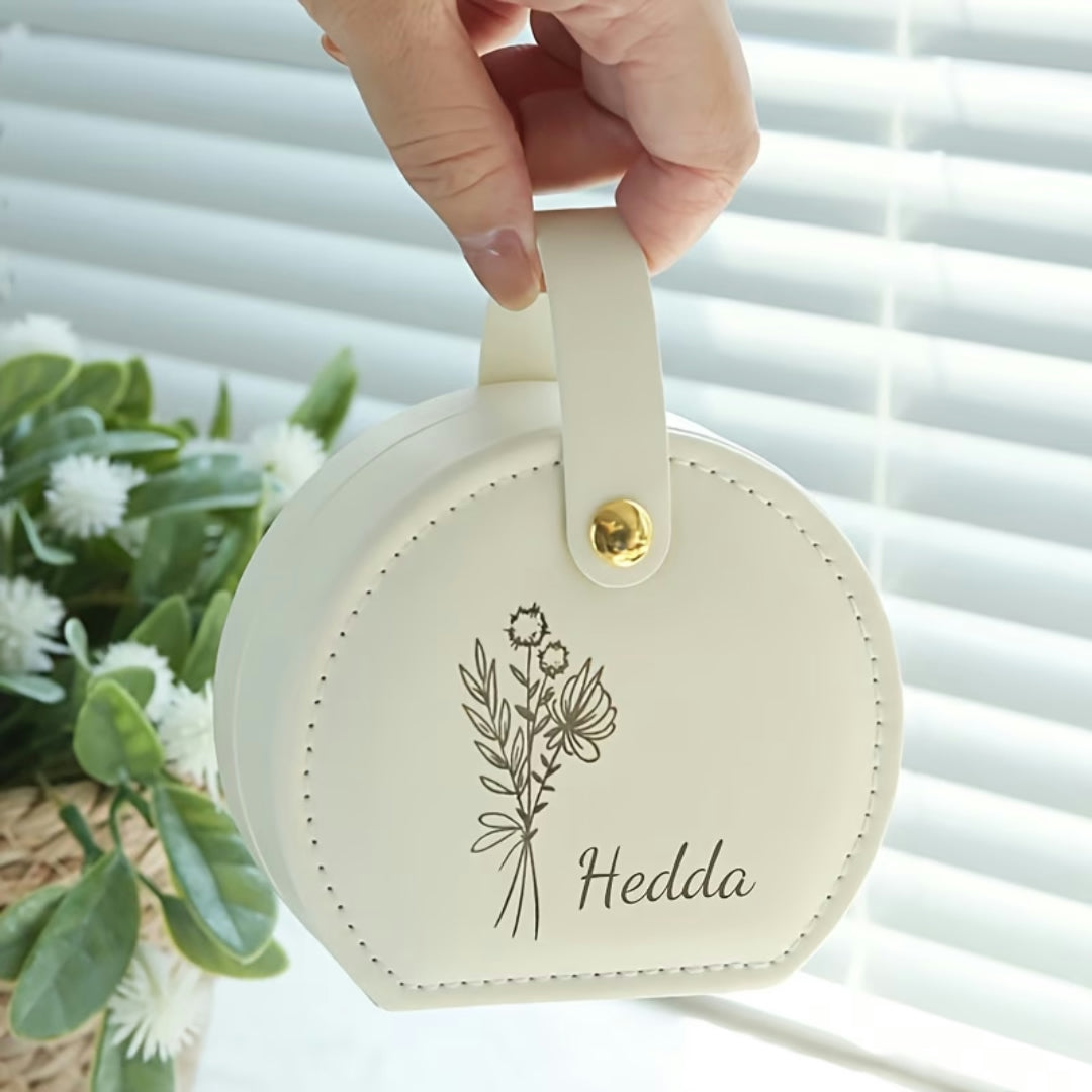 Scatola portagioie regalo per la Festa della Mamma Organizer da viaggio personalizzato