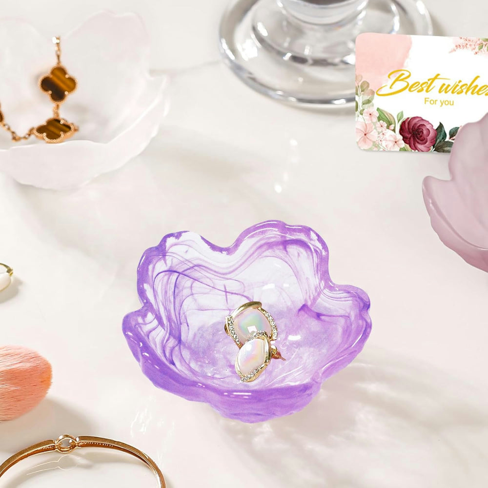 Mother's Day Gift Jewelry Holder Flower Dish Ring Storage Tray