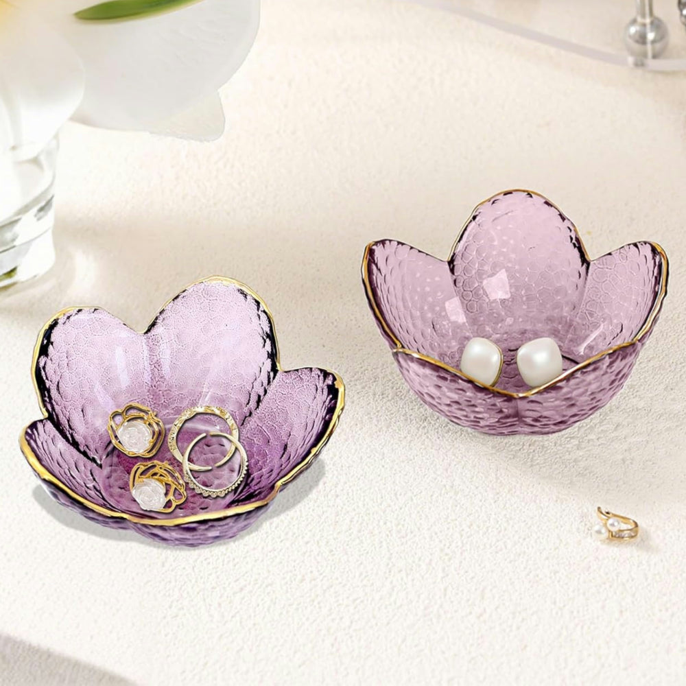 Mother's Day Gift Jewelry Holder Flower Dish Ring Storage Tray