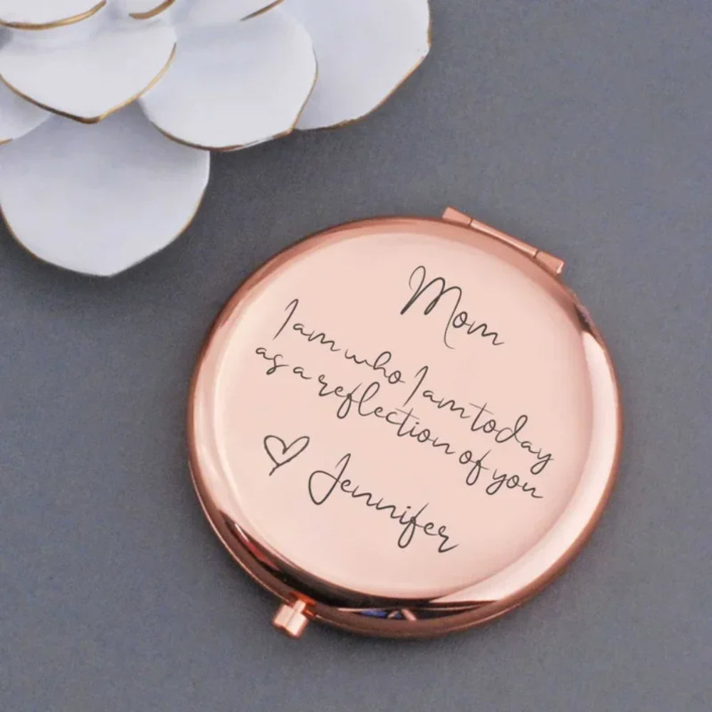 Mother's Day Gift Compact Personalized Pocket Mirror