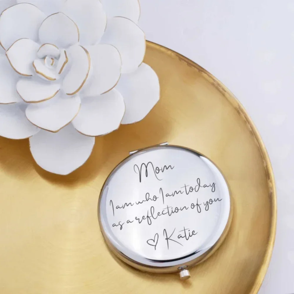 Mother's Day Gift Compact Personalized Pocket Mirror