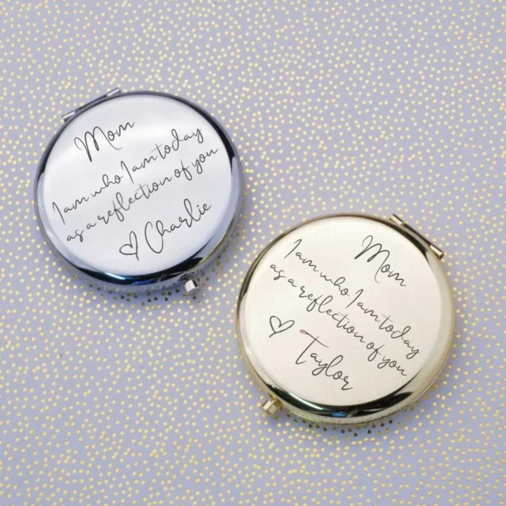 Mother's Day Gift Compact Personalized Pocket Mirror