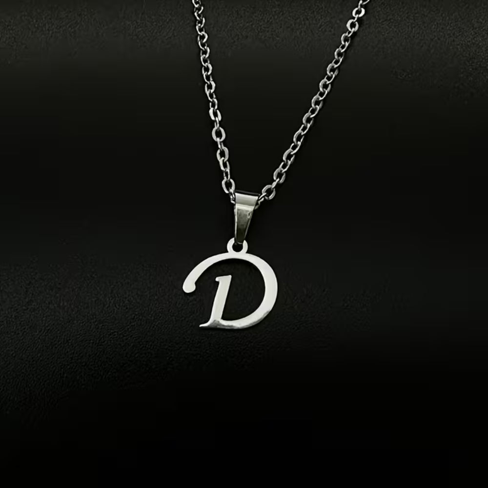Colar Presente Dia da Mãe Senhora Ajustável Pendente de Inicial