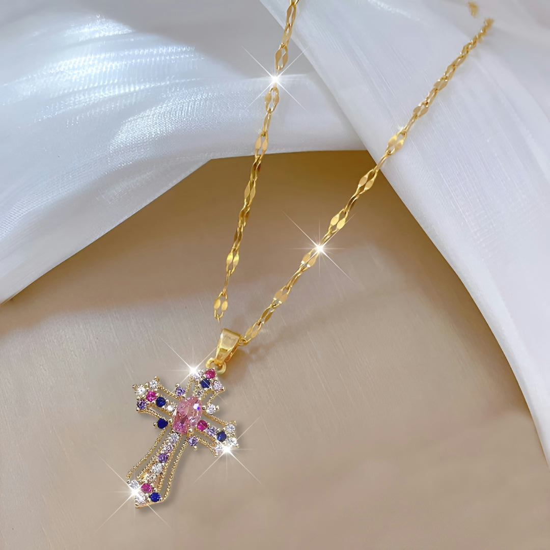 Moederdag Ketting Dames Kruis Hanger Statement Design Sieraad