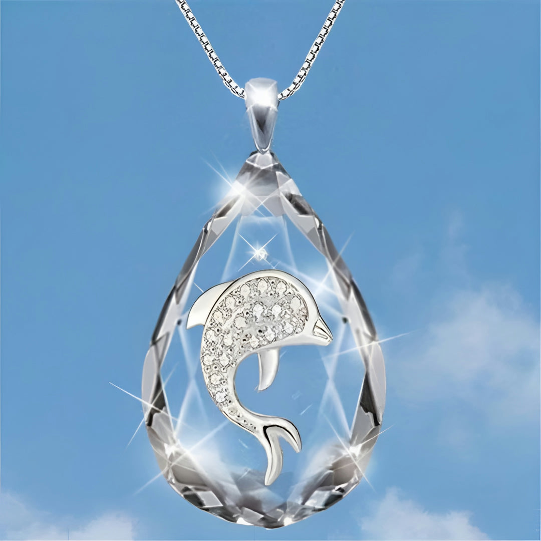 Collana Festa della Mamma Donna Albero della Vita Ciondolo Design a Goccia Gioiello