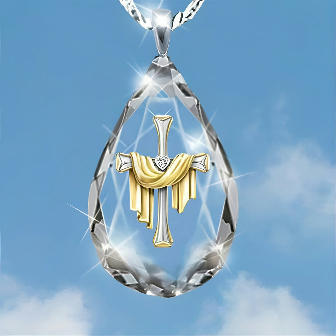 Collana Festa della Mamma Donna Albero della Vita Ciondolo Design a Goccia Gioiello