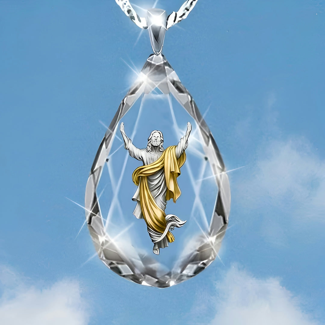 Collana Festa della Mamma Donna Albero della Vita Ciondolo Design a Goccia Gioiello