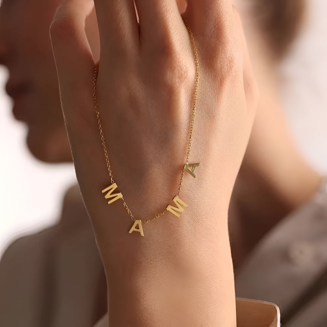Mother's Day Necklace Mom Letter Name Jewelry Women Gift