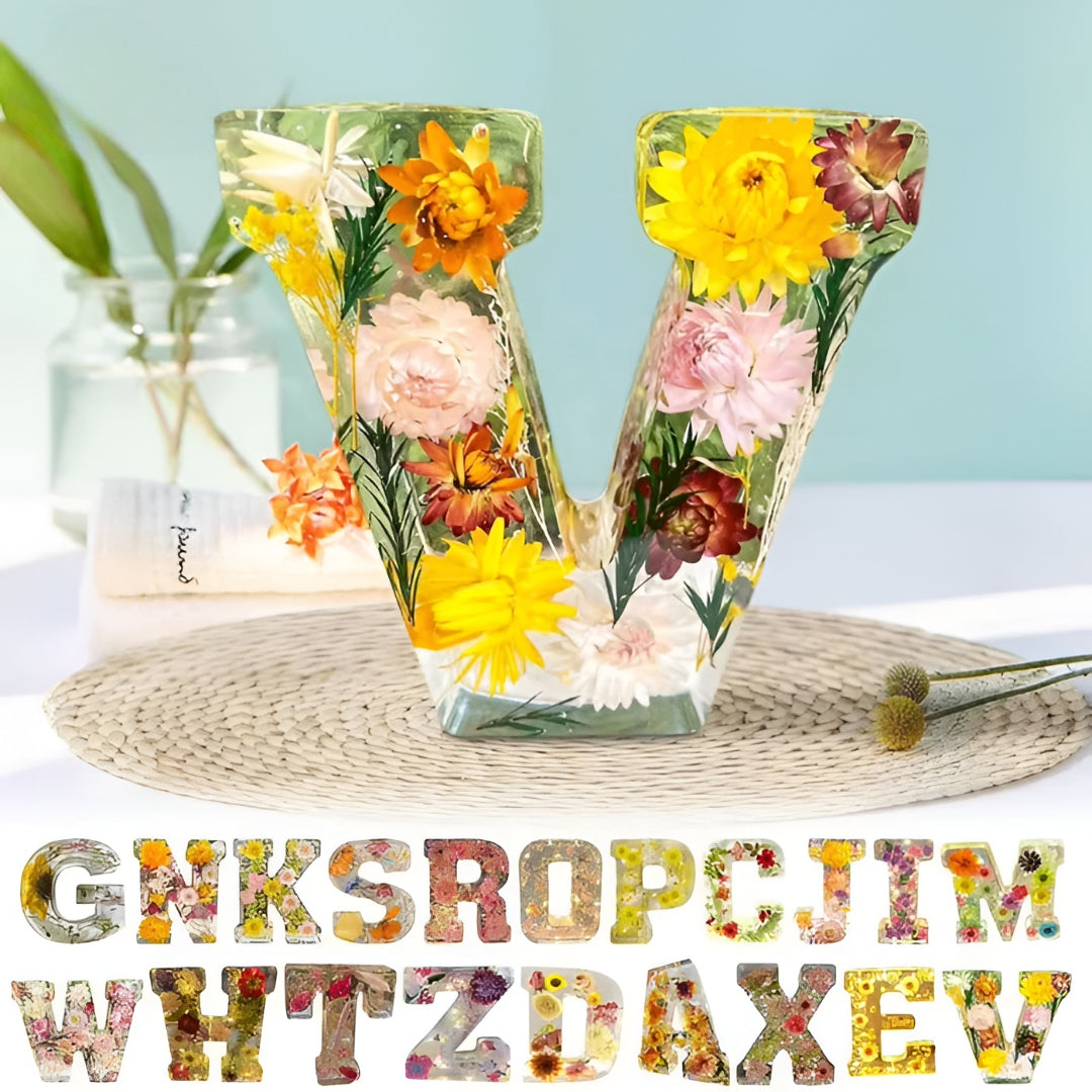 Lámpara de Letras LED para el Día de la Madre Decoración de Flores Luz Nocturna Personalizada