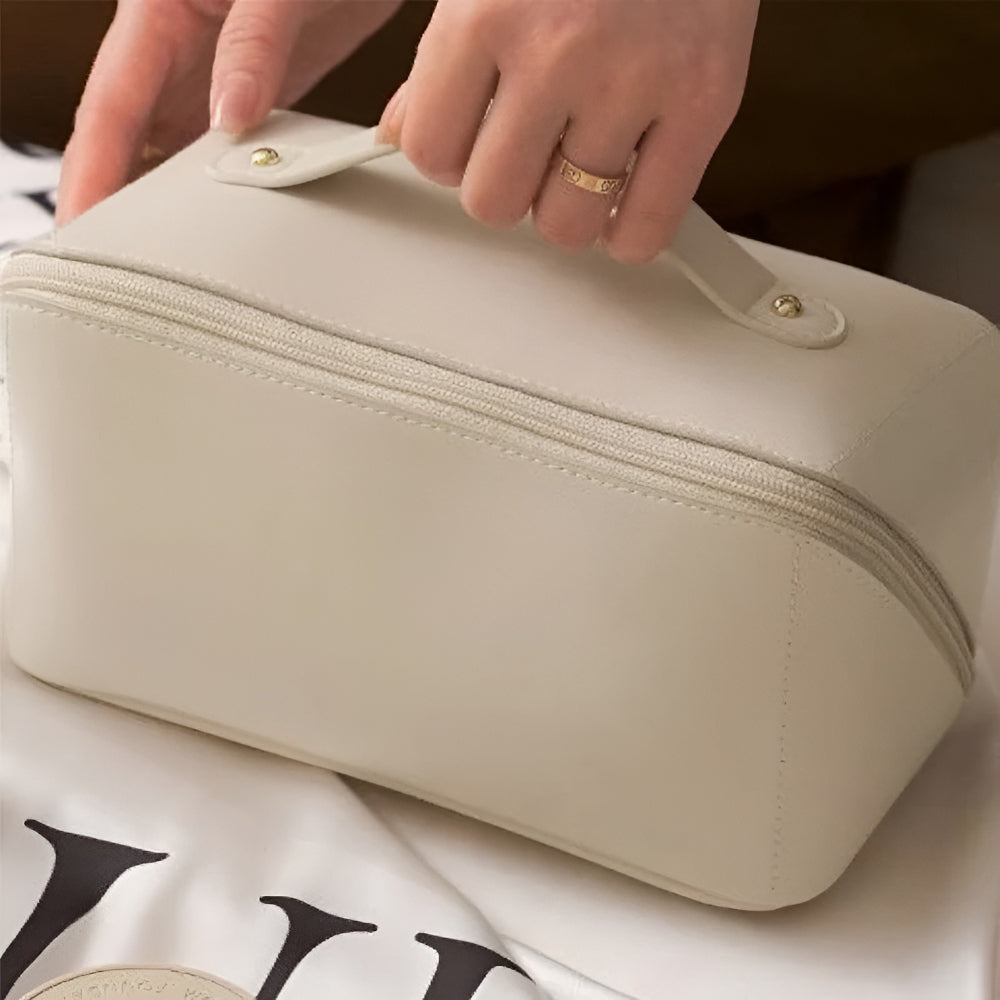 Borsa Trucco Organizer Donna Viaggio Doppio Scomparto