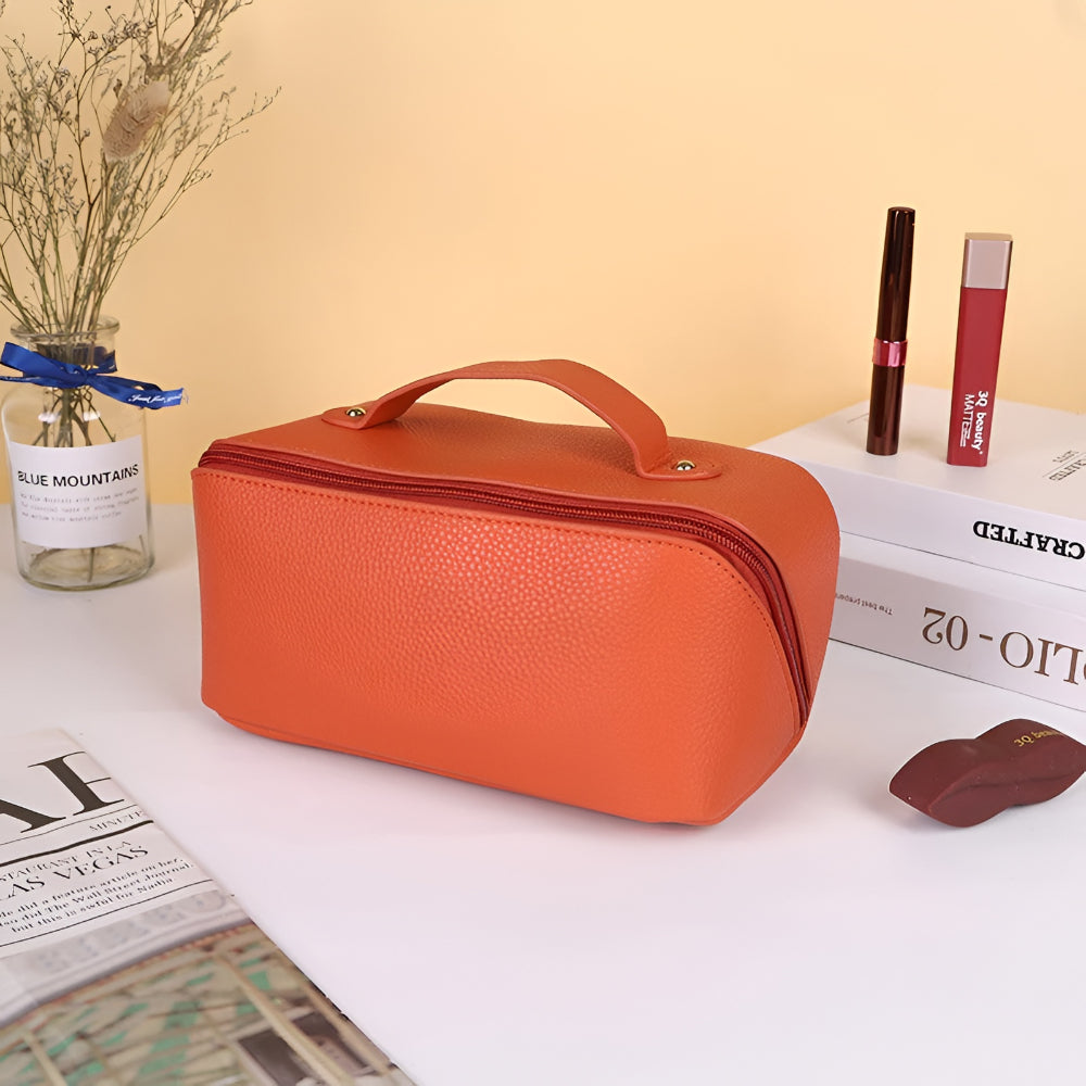 Borsa Trucco Organizer Donna Viaggio Doppio Scomparto