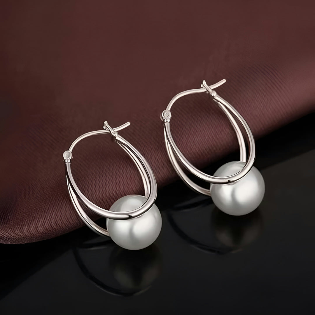 Moederdag Oorbellen Parel Dames Hangers Elegant Cadeau - Image 2