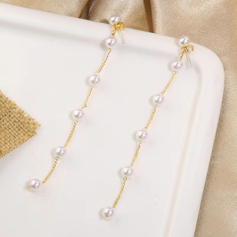 Moederdag Oorbellen Parel Hangers Studs Elegant Cadeau - Image 5