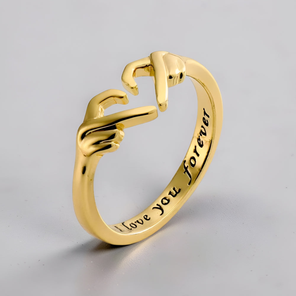 Moederdag Ring Dames Verstelbaar Knuffel Design Sieraad Cadeau