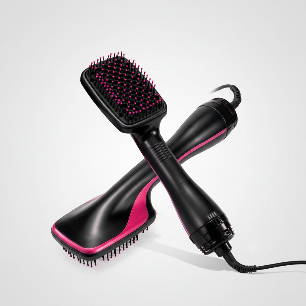 Spazzola Capelli Asciugacapelli 2In1 Styling Rapido Tecnologia Ioni Negativi
