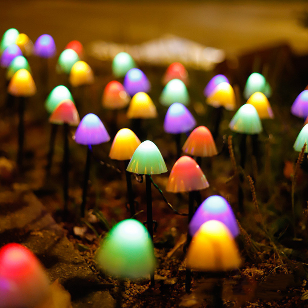 MysticShrooms - Sprookjesachtige Paddestoel Graslampen