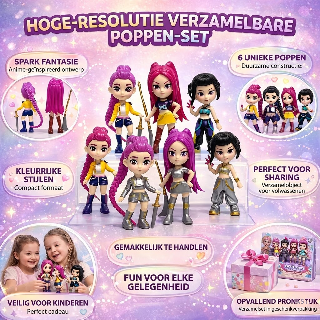 Doll Playset Fashion Figures Collectible Dolls Children