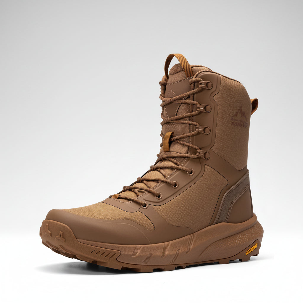 Light Safety Boots Men Breathable Durable Shock Absorbing