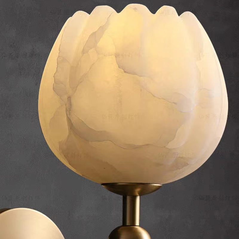 LuxeLicht - Romantic Wall Lamp with Marble Finish
