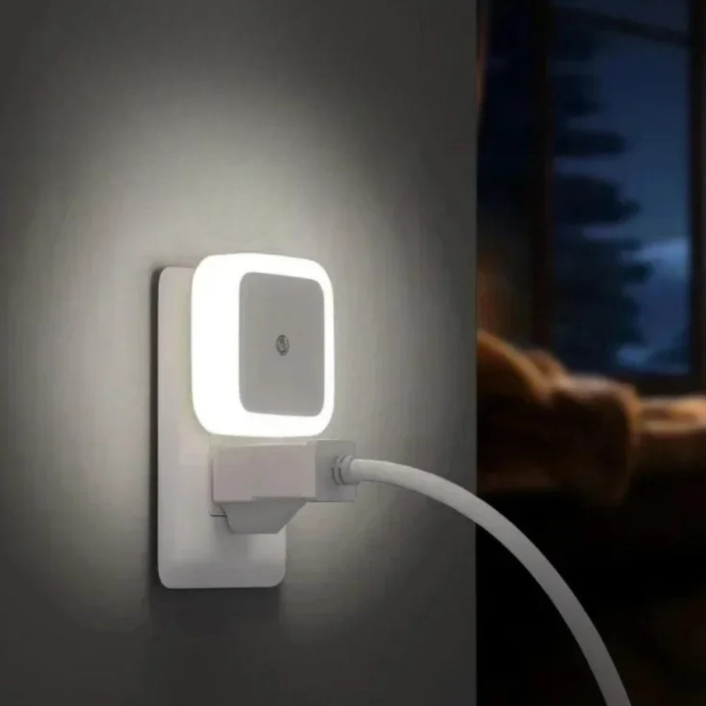 Night Light Plug Sensor LED Automatic Wall Lamp