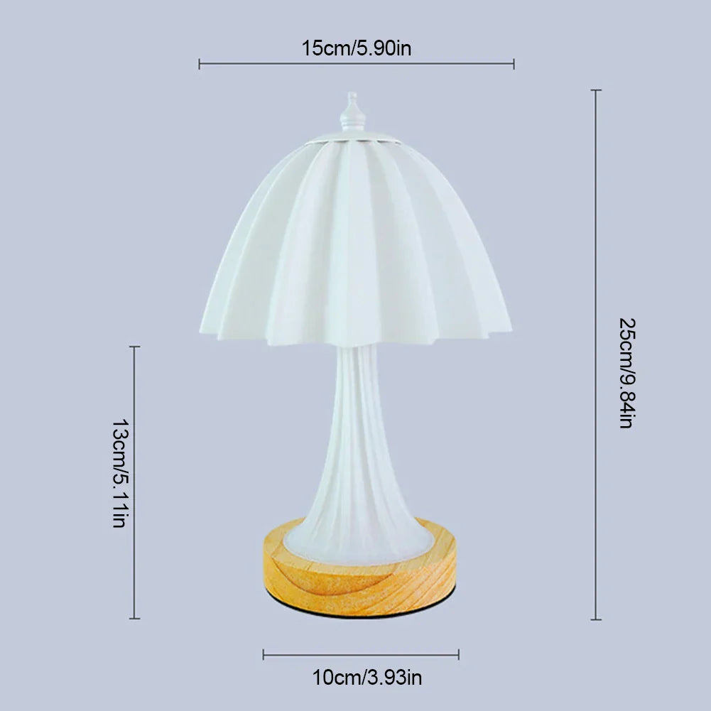 WoodGlow – Minimalist LED Table Lamp for Atmospheric Lighting