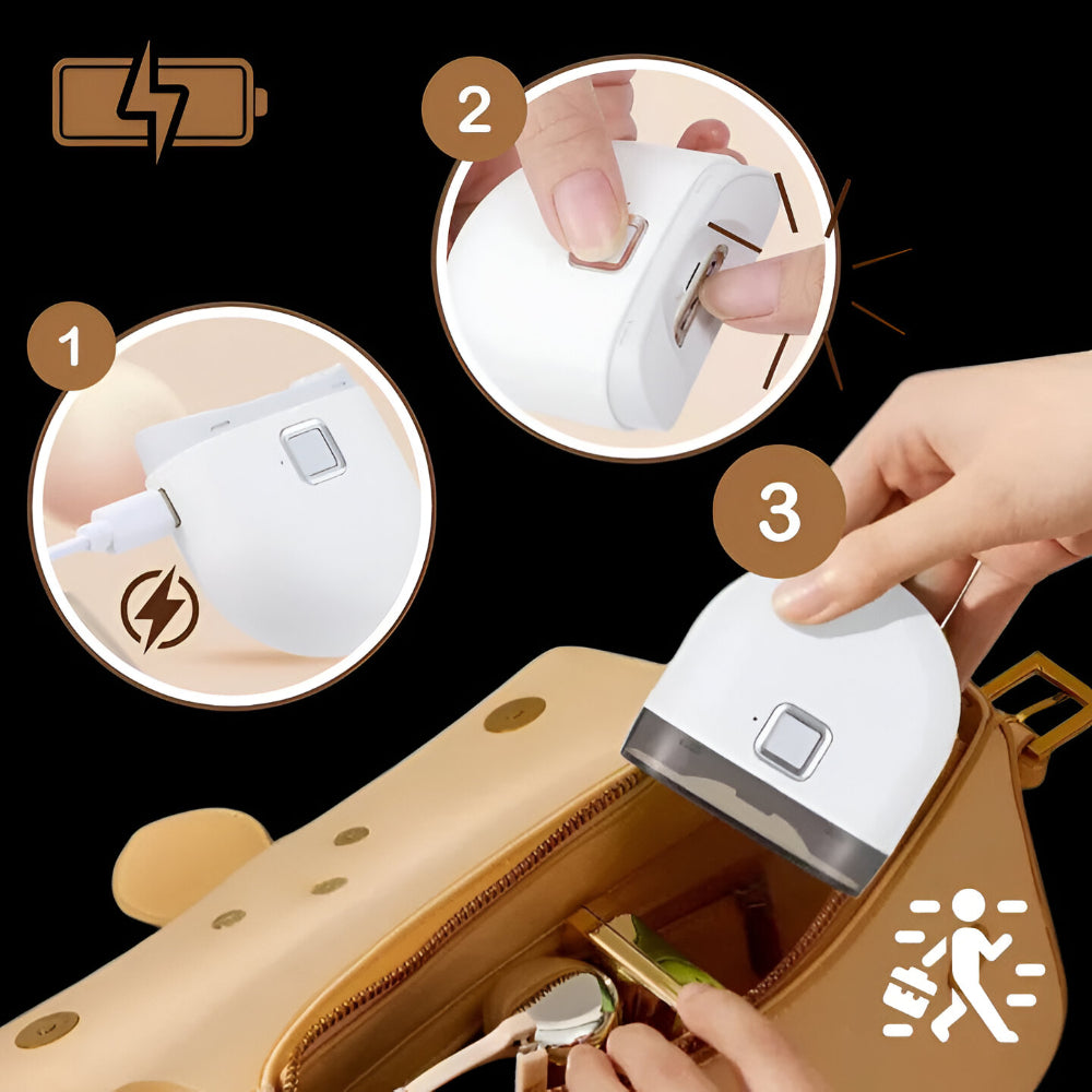 Nail Clipper Electric Rechargeable Dual Speed Trimmer