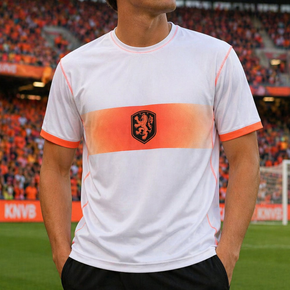 Camiseta de fútbol para hombre Holanda Mundial 2026 Camiseta deportiva