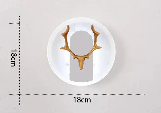 AntlerGlow - Modern LED Wall Lamp with Antler Design – Decorative Lighting