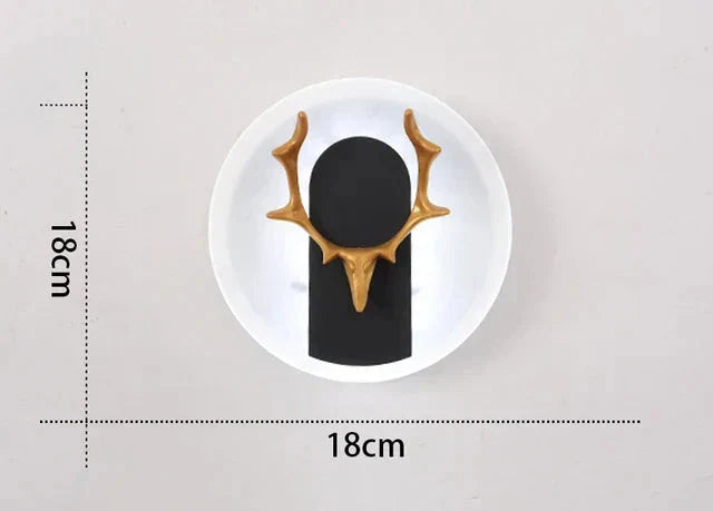 AntlerGlow - Modern LED Wall Lamp with Antler Design – Decorative Lighting