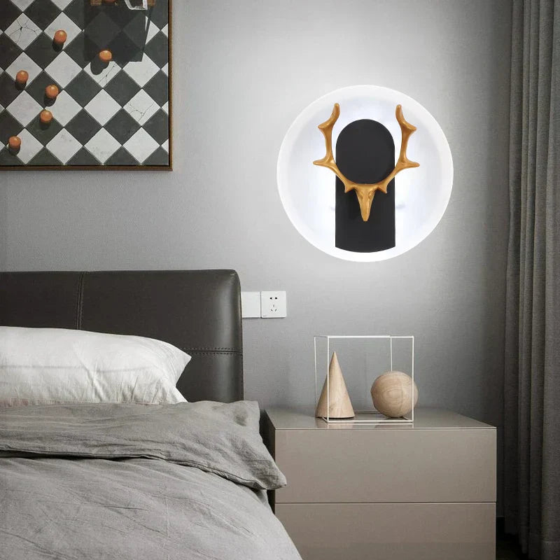 AntlerGlow - Modern LED Wall Lamp with Antler Design – Decorative Lighting