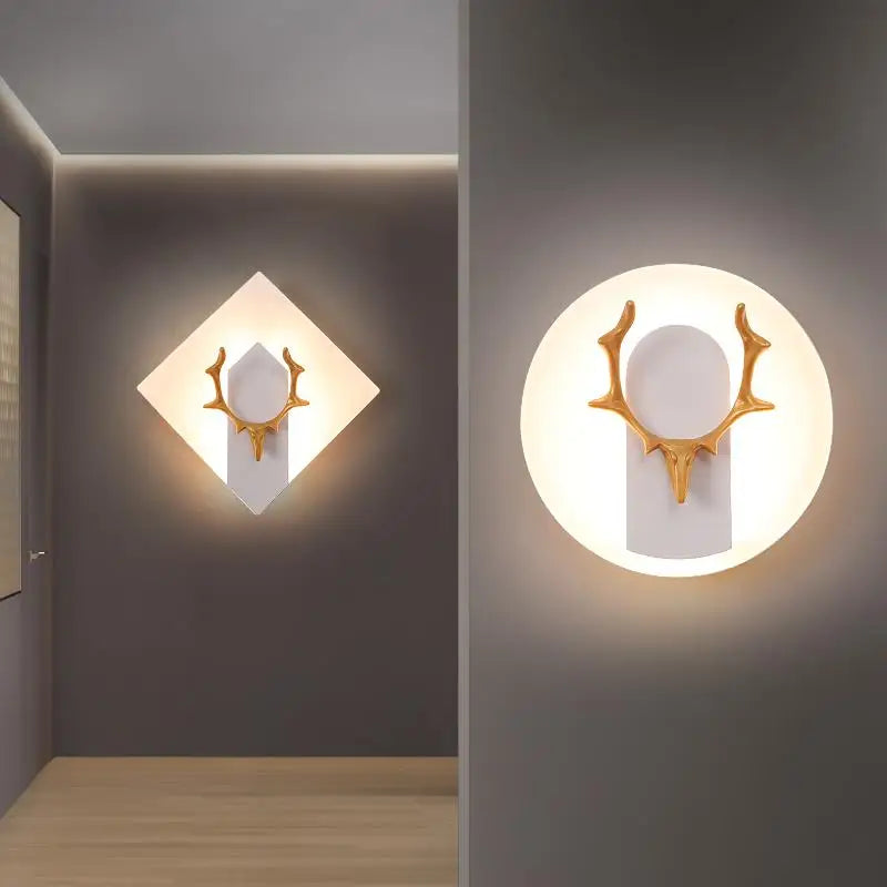 AntlerGlow - Modern LED Wall Lamp with Antler Design – Decorative Lighting