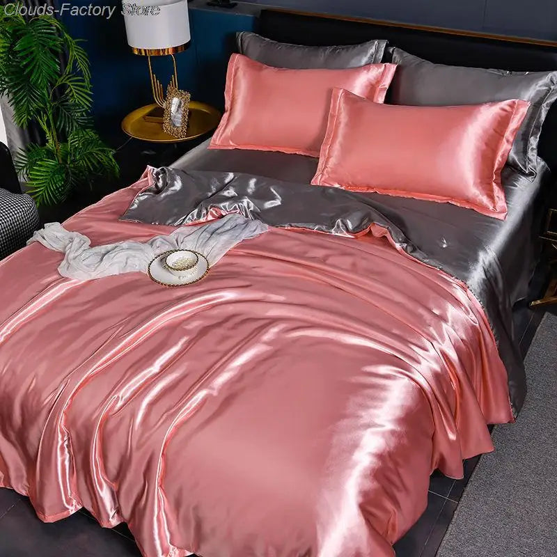 Luxe Satijnen Dekbedovertrek