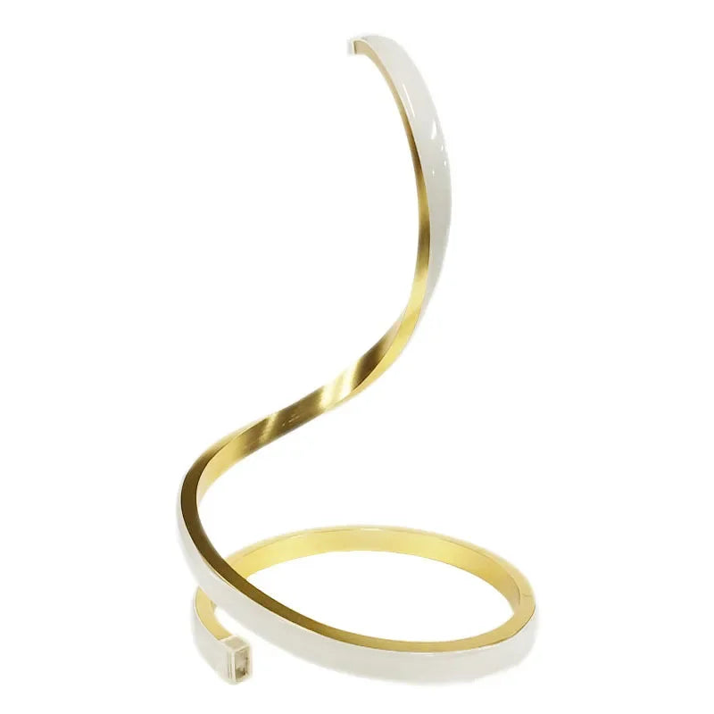 LumiSerpent - LED Table Lamp in Snake Design, Dimmable Lighting for Living Room & Bedroom