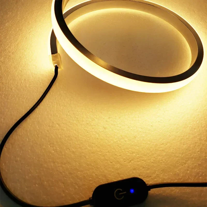 LumiSerpent - LED Table Lamp in Snake Design, Dimmable Lighting for Living Room & Bedroom