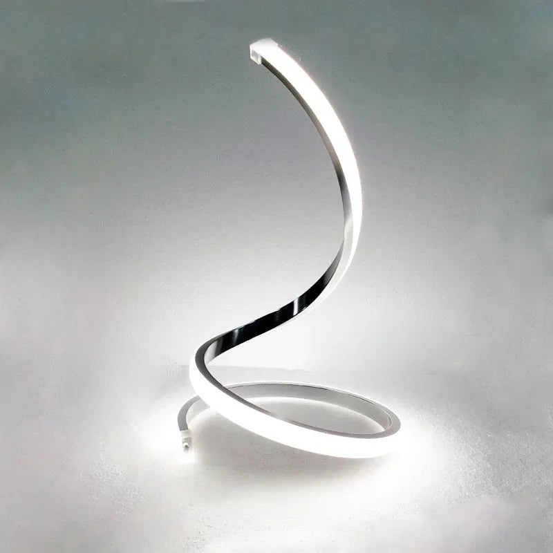LumiSerpent - LED Table Lamp in Snake Design, Dimmable Lighting for Living Room & Bedroom