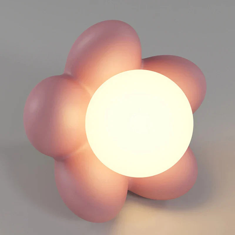 BloomLight - Lampada da parete con design a fiore e LED per cameretta e soggiorno