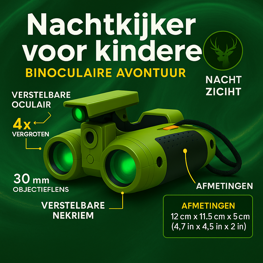 Kids Binoculars Night Vision Outdoor Adventure Toy