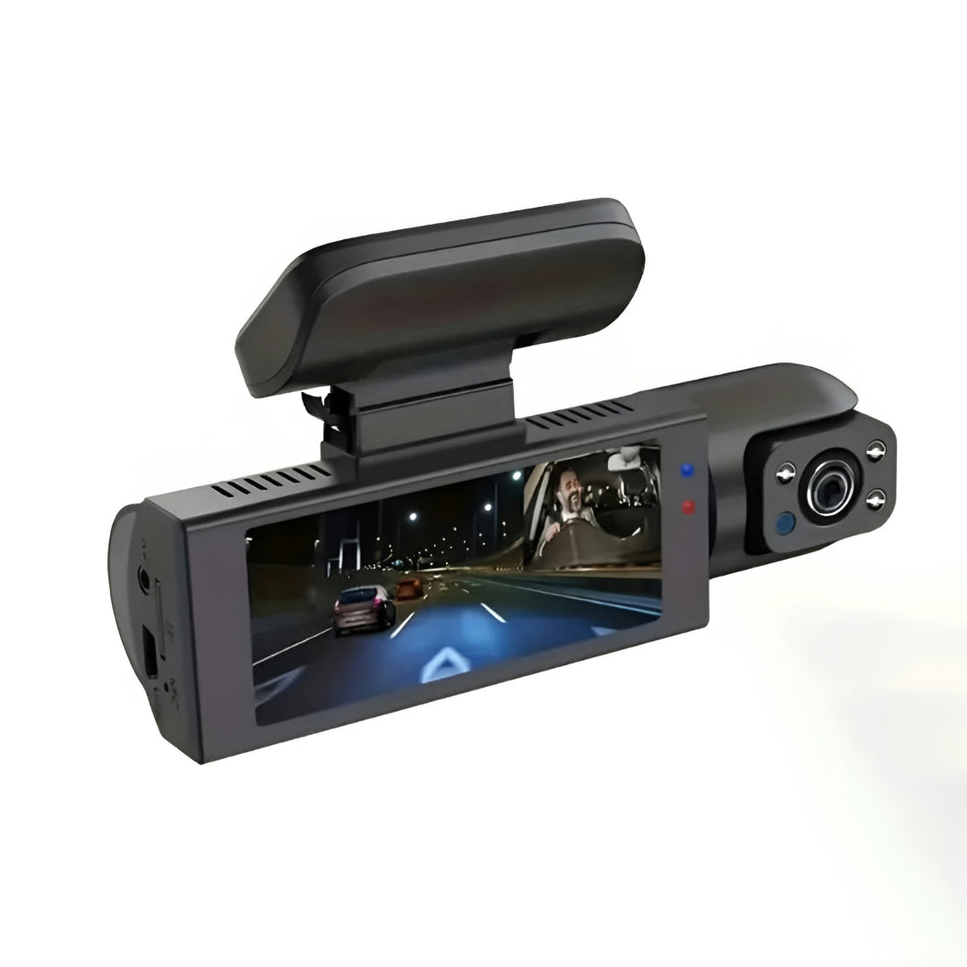 Dash Cam Auto Videocamera Doppia Lente GPS Visione Notturna