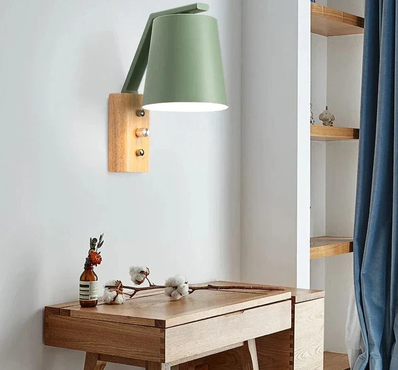 WoodLume – Modern LED Wall Lamp Made of Wood for Living Room & Bedroom
