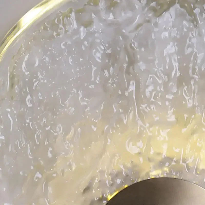 CrystalRing - Elegant LED Ring Wall Lamp with Glass Details – Modern Design