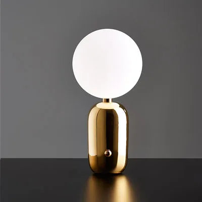 LumeSphere – Scandinavian Table Lamp with Modern Design for Living Room and Bedroom